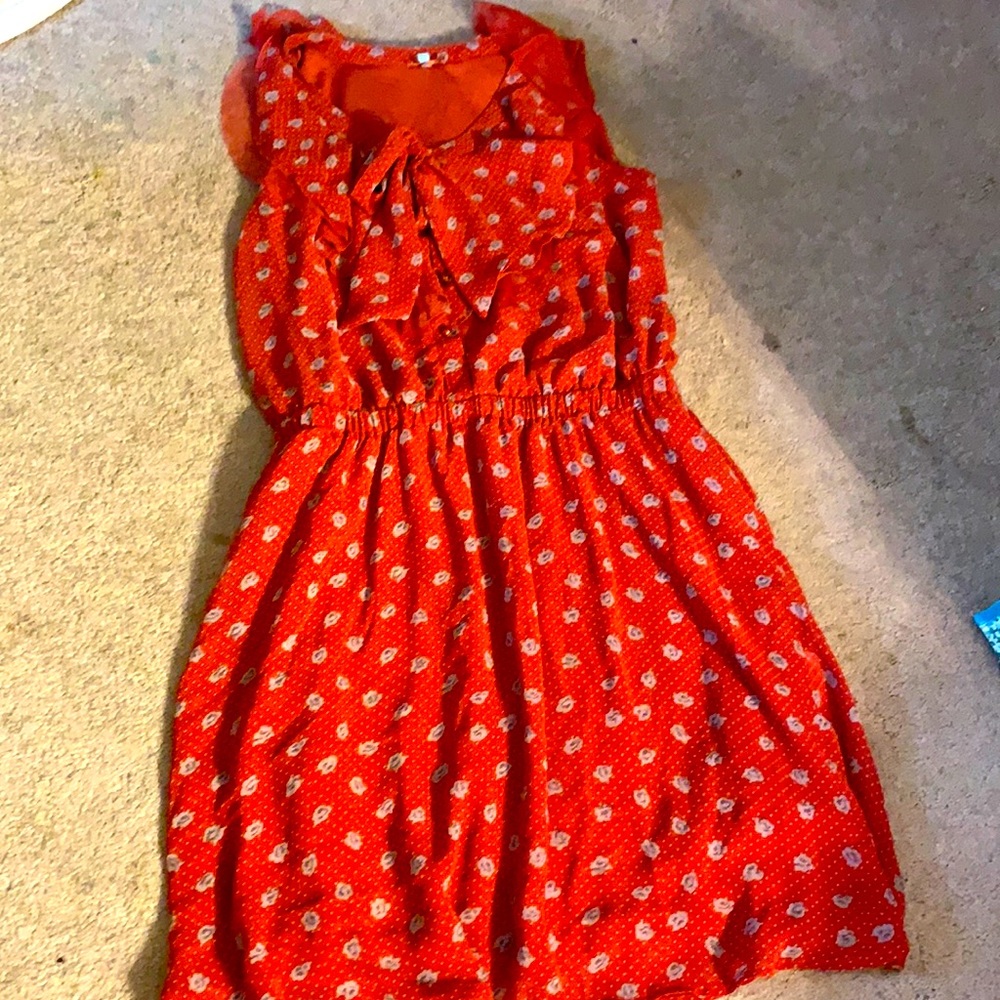 Size small rust colored dress